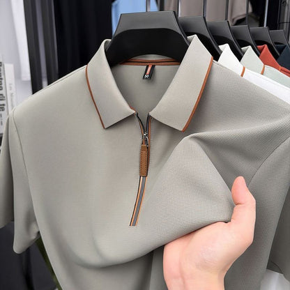Polo  Casual con Zip