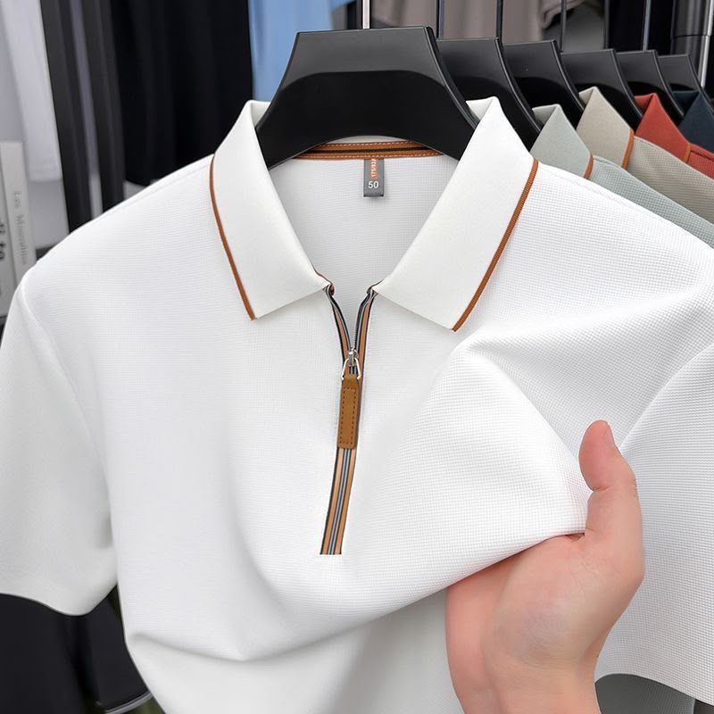 Polo  Casual con Zip